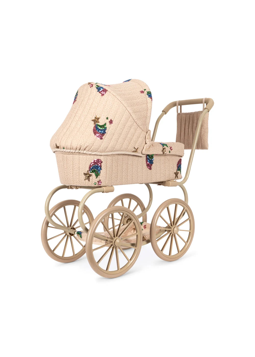 MINNIE TULLIE DOLL PRAM - Rainbow Star