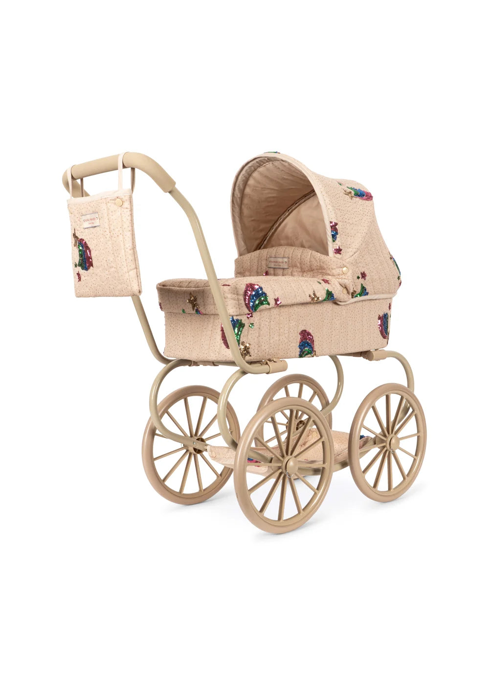 MINNIE TULLIE DOLL PRAM - Rainbow Star