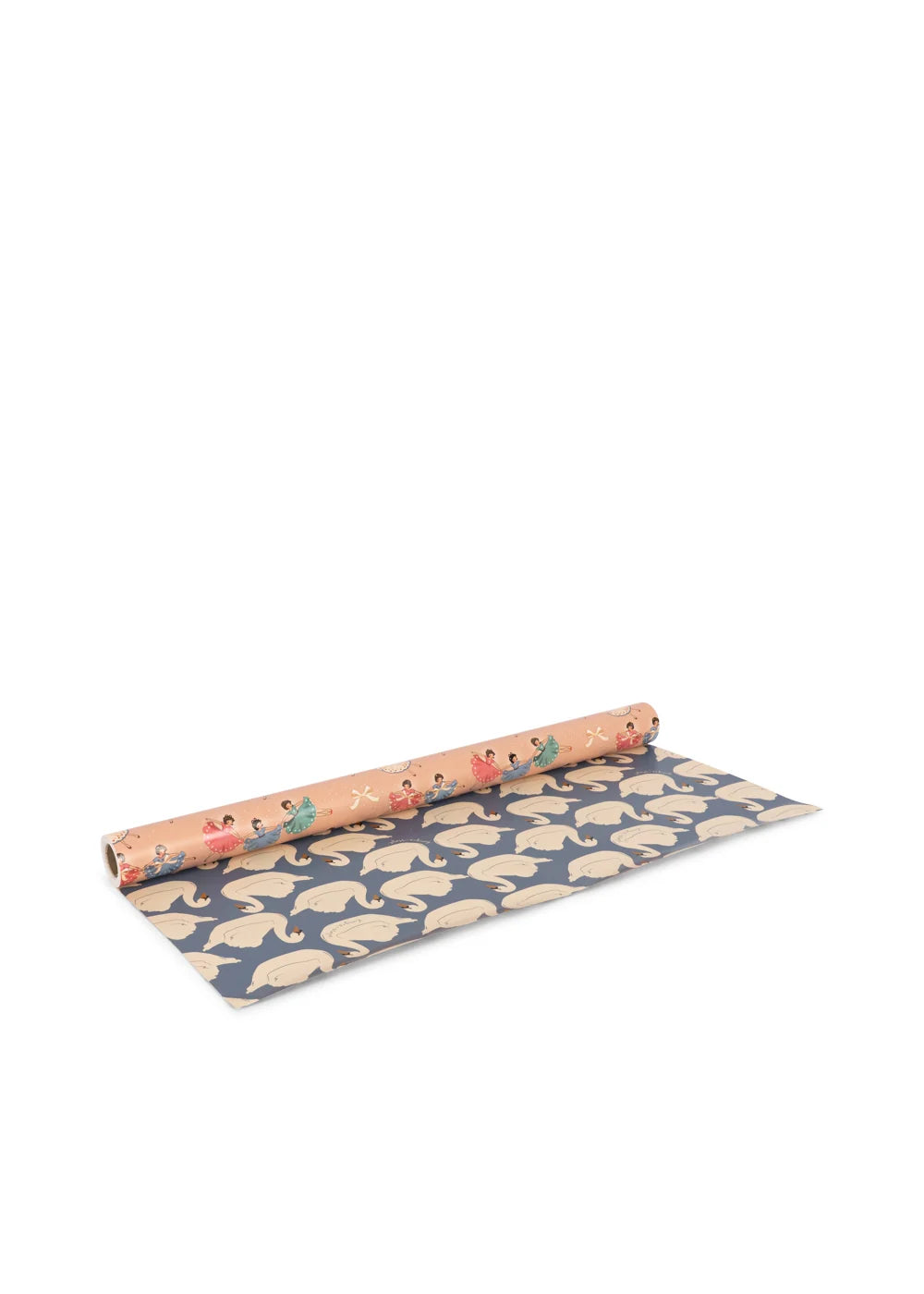 WRAPPING PAPER - Bow Ballerina Blush + Swan