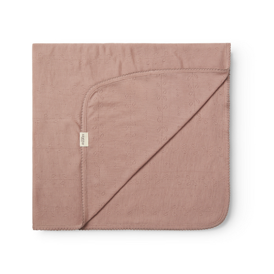 Alida - Wool Pointelle - Burnt Rose