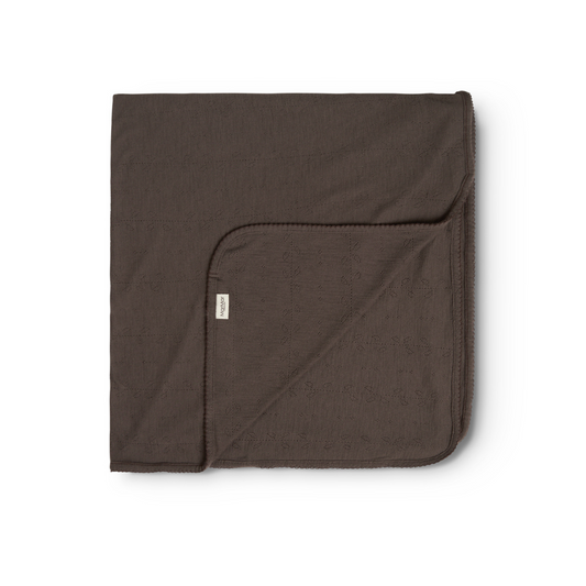 Alida - Wool Pointelle - Terre
