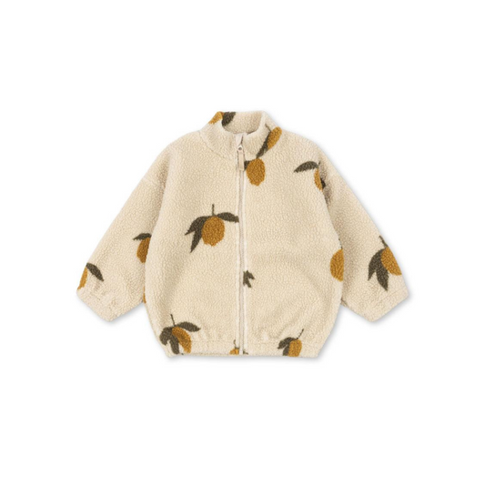 JODY TEDDY JACKET GRS - Lemon
