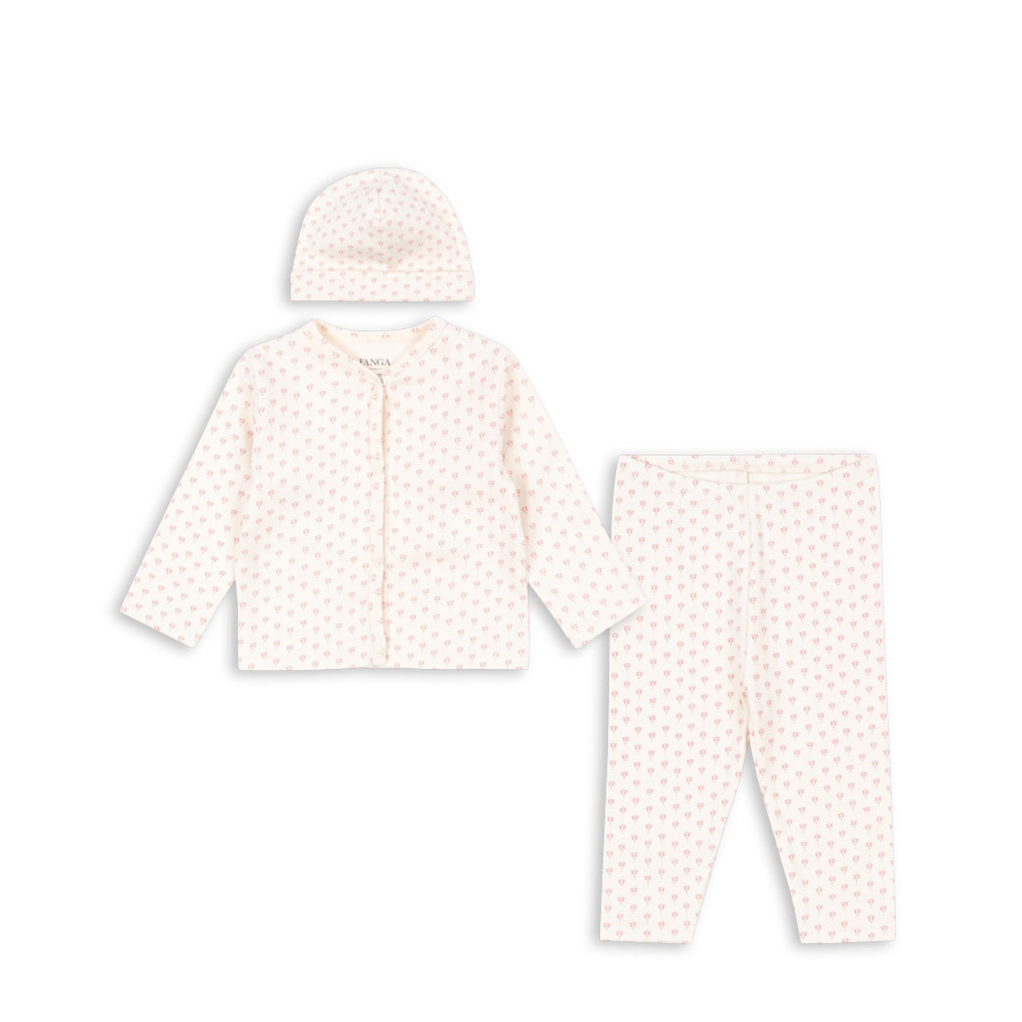 BELLO NEWBORN SET - Punto Rosa