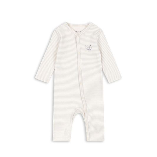 FIO ONESIE - Tea Stripe Grey Dawn