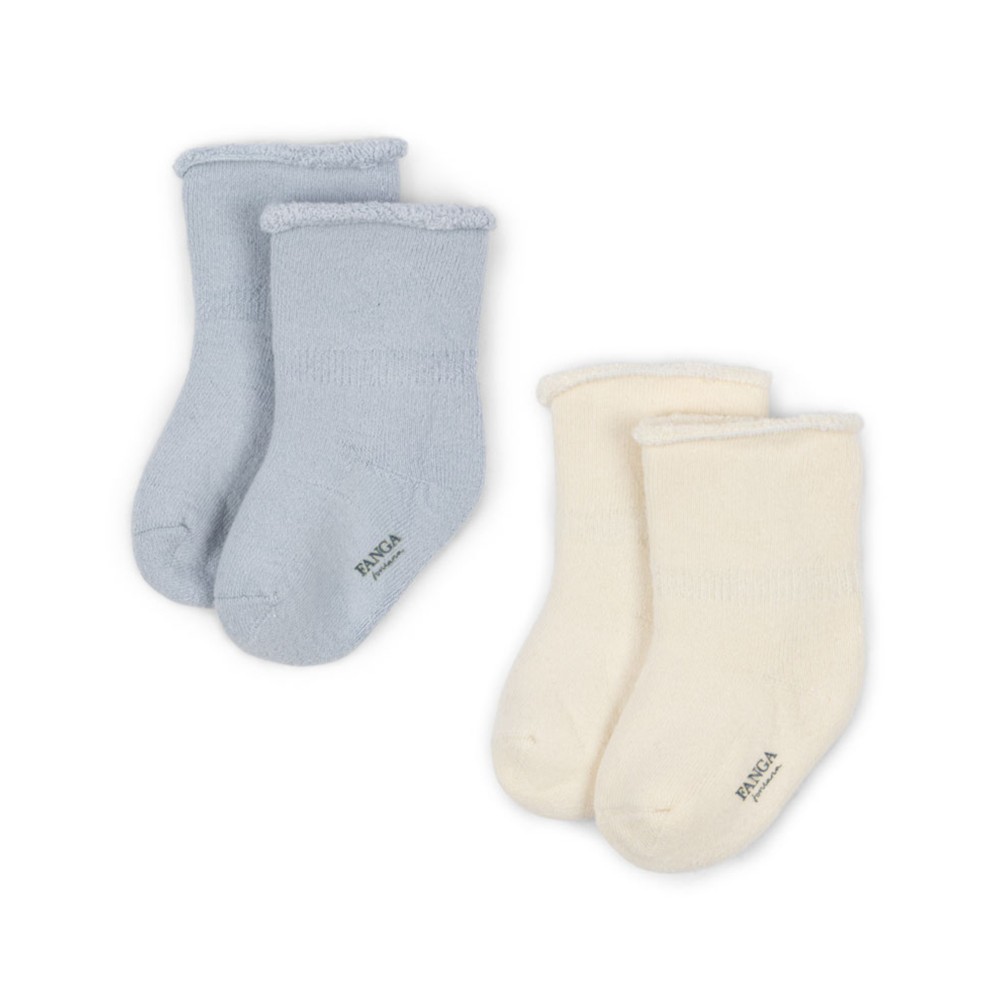 VICINO 2 PACK TERRY SOCKS - Gray Dawn
