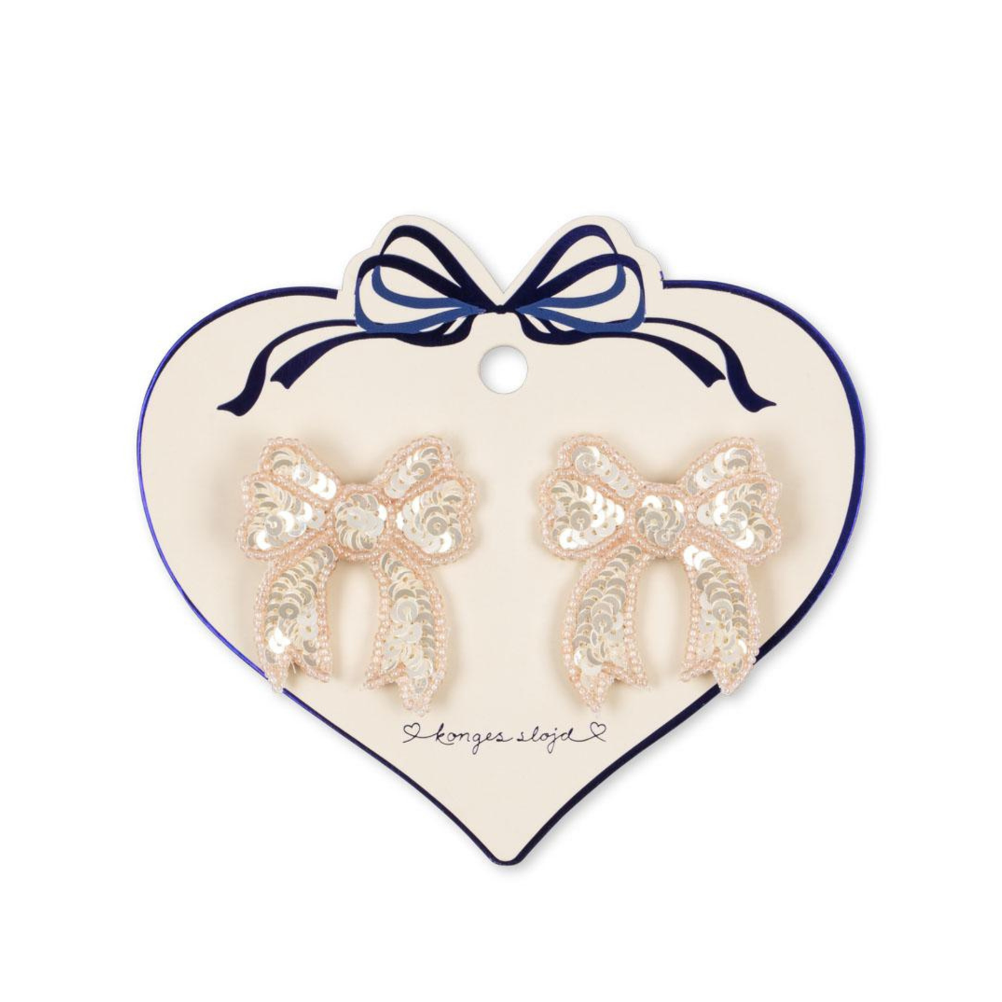 2 PACK SEQUIN BOW HAIR CLIP