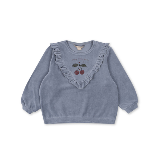 WALLY FRILL SWEAT SHIRT GOTS