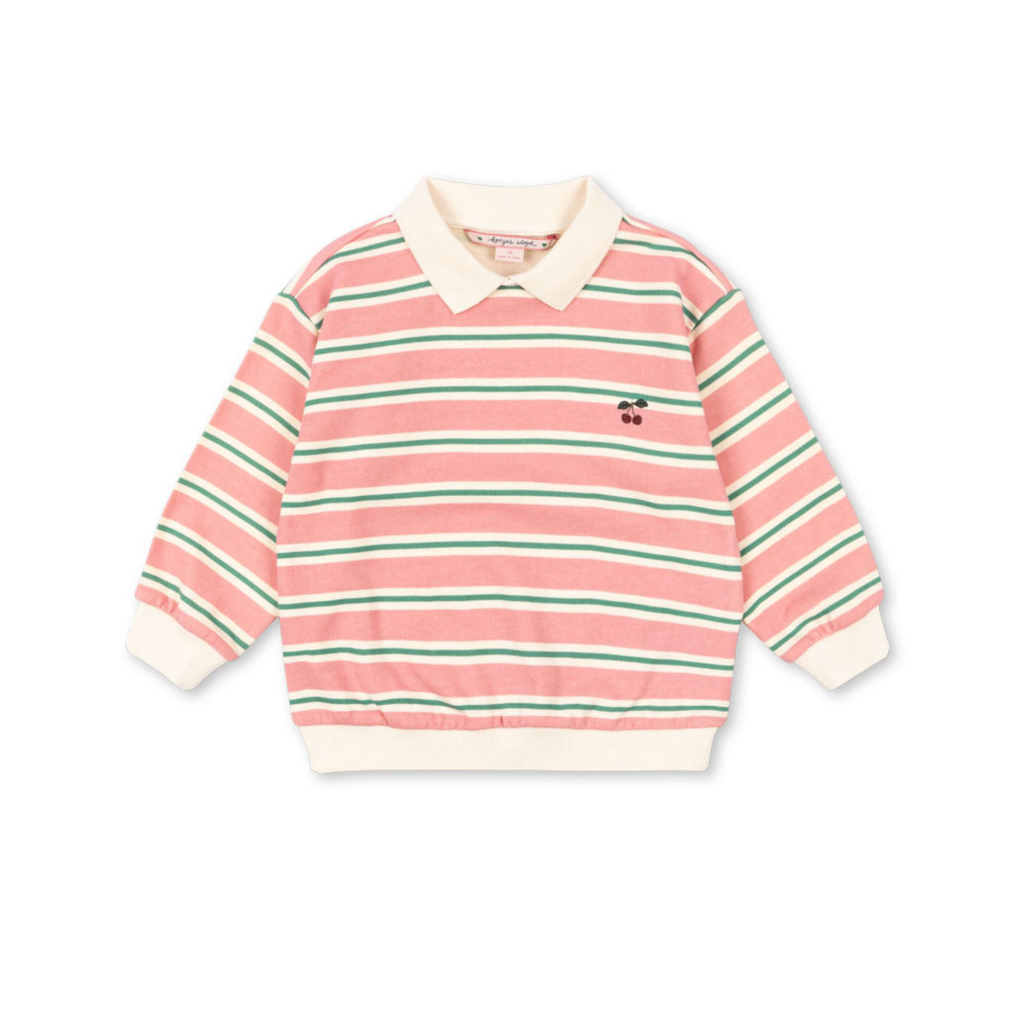 SPOTTY LS POLO - Blush Bound
