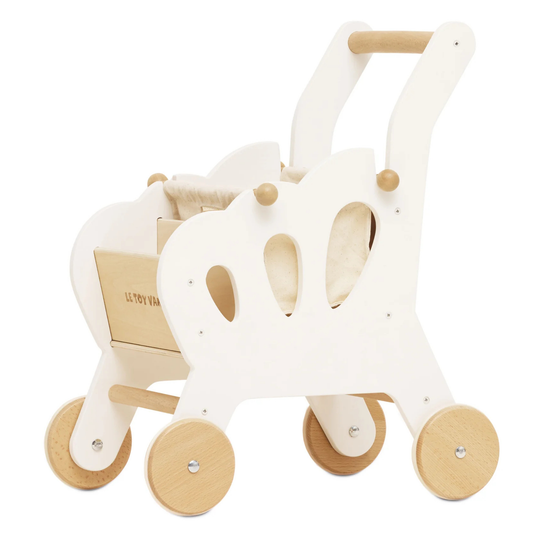 עגלת קניות מעץ לילדים