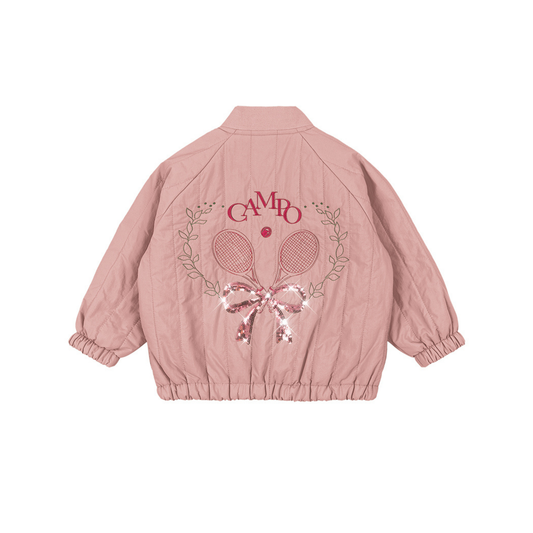 JUNO SEQUIN BOMBER JACKET