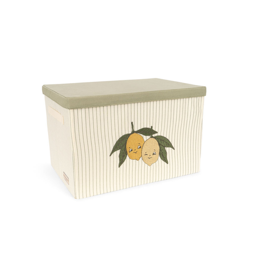 STORAGE BASKET LARGE - LEMON