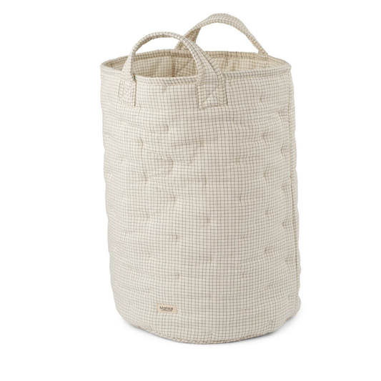 Floor Storage Bag, Basket - Deep Lake Check