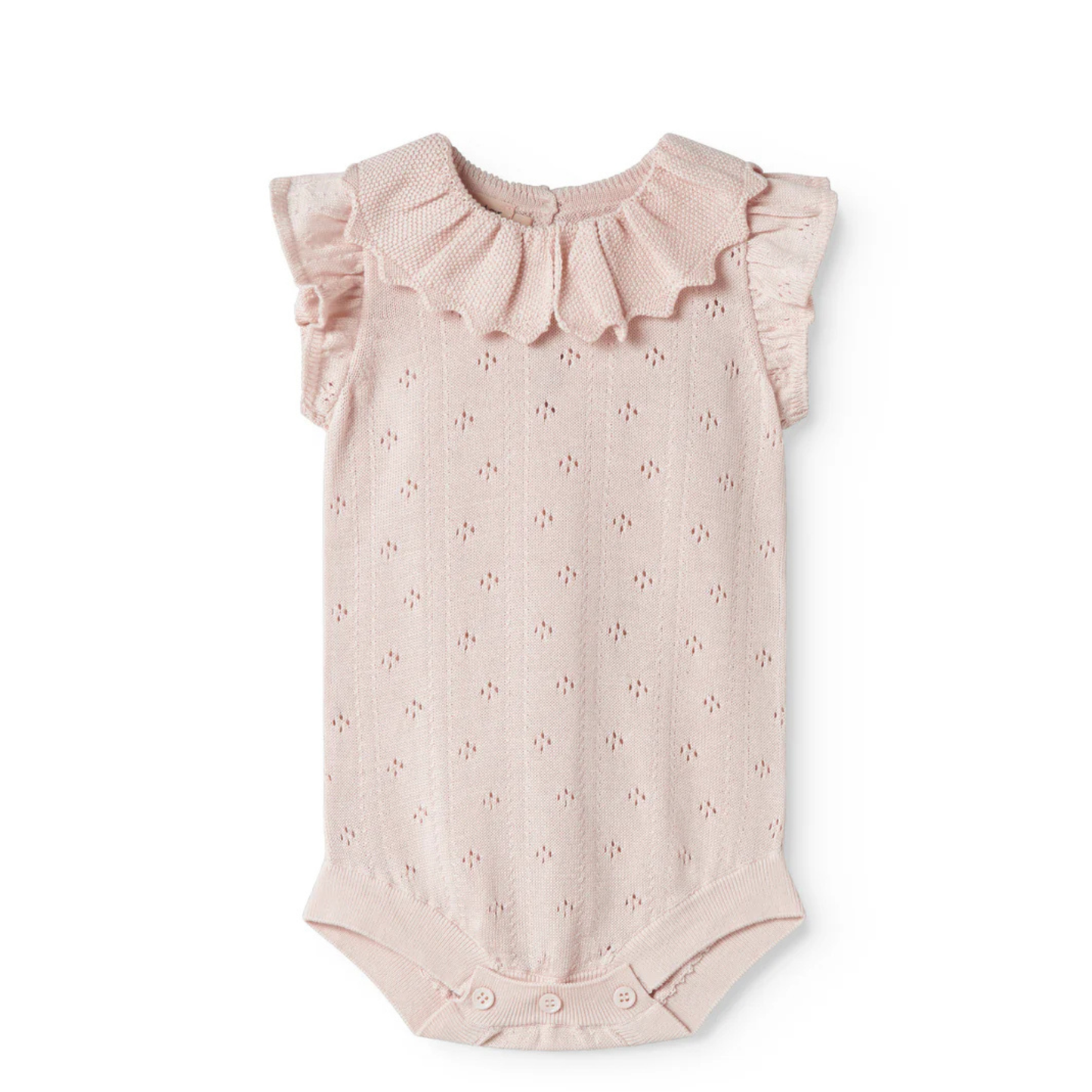 Renate - Knit body stocking, Misty Pink