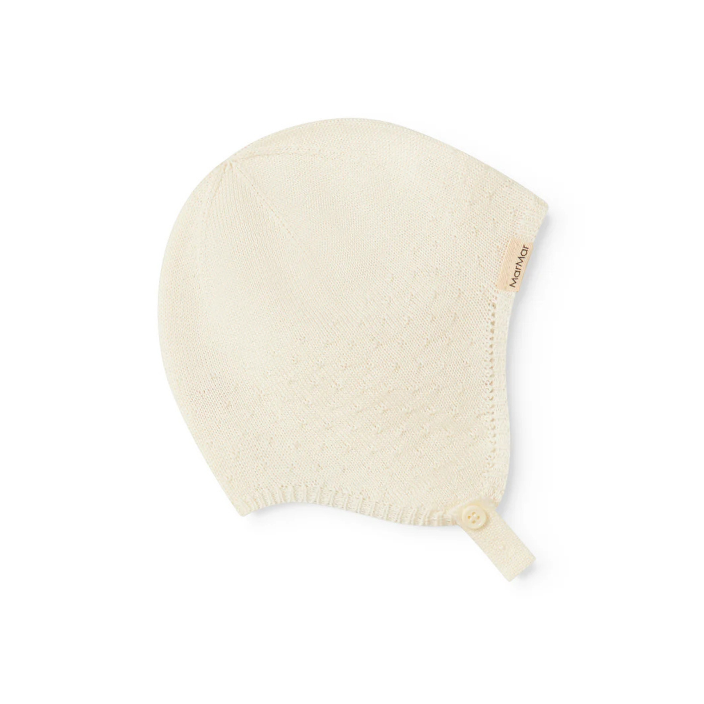 Aly - Knitted hat, Gentle White