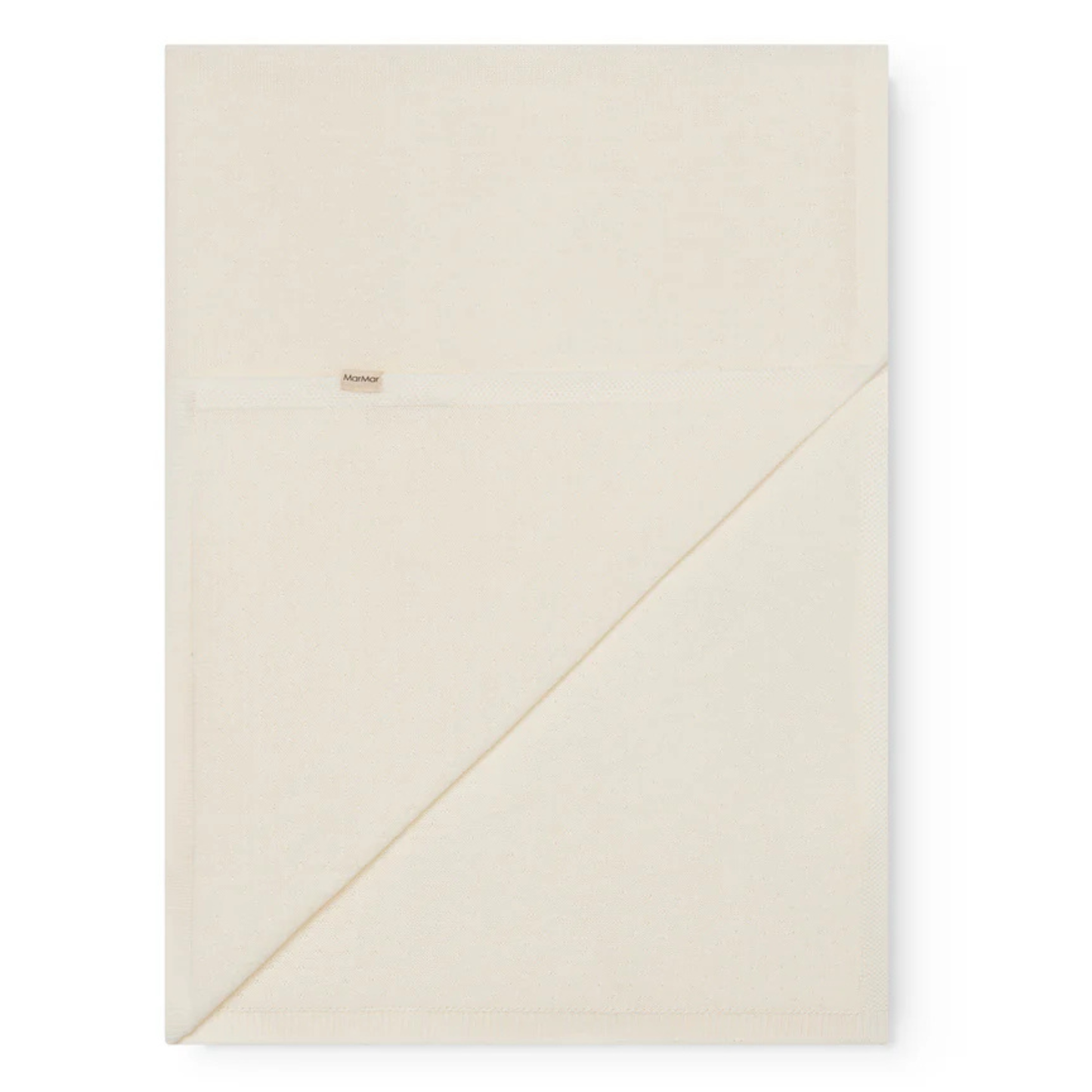 Alia - Knitted blanket, Gentle White