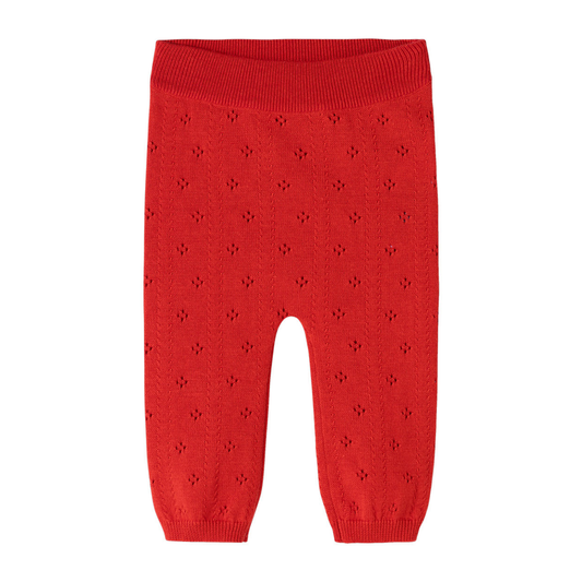 Pira - Knitted trousers, Poppy