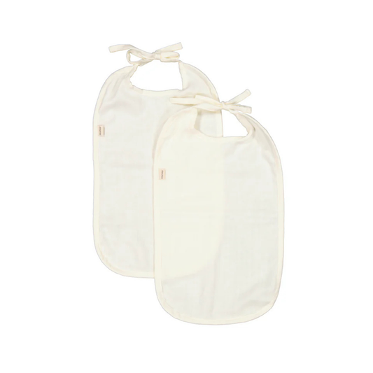 Bib Long (2-pack), Bib - Gentle White