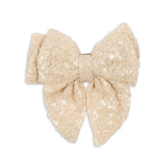 ARIES SEQUIN BOW HAIR CLIP