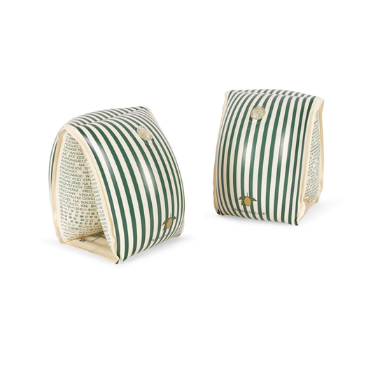 WATER WINGS BASIC - Green Stripe