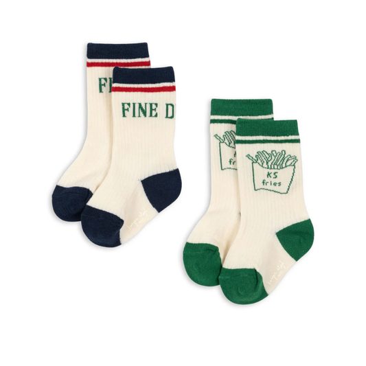 2 PACK RIP FRIES SOCKS