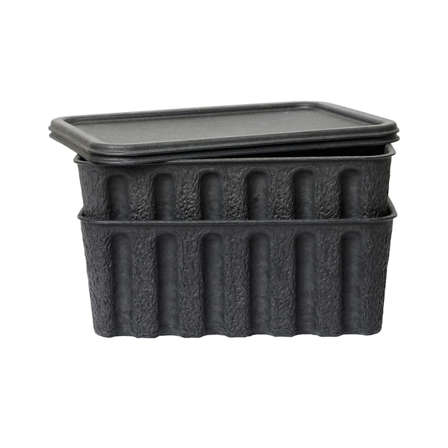 Paper Pulp Box - Large - Charcoal