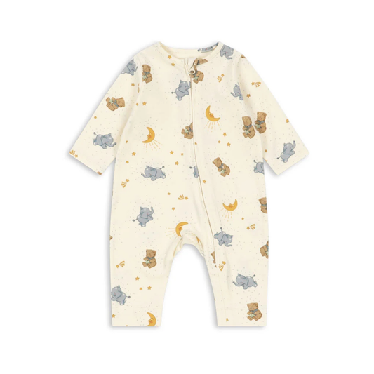 BASIC ZIP ONESIE - Cucciolo