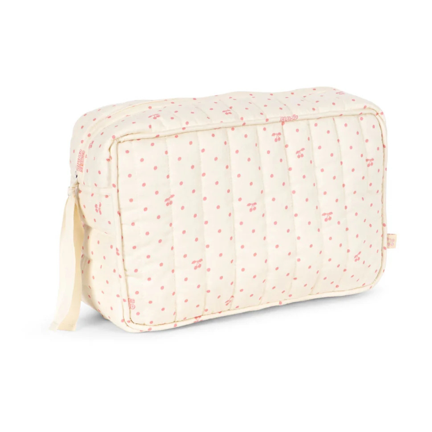 BIG TOILETRY BAG - Cherry Dot