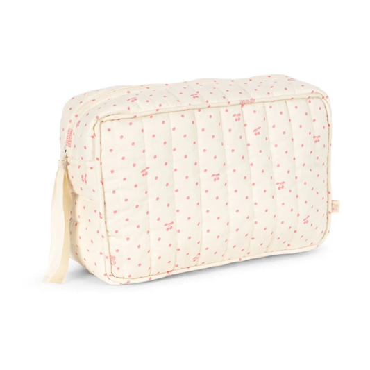 BIG TOILETRY BAG - Cherry Dot