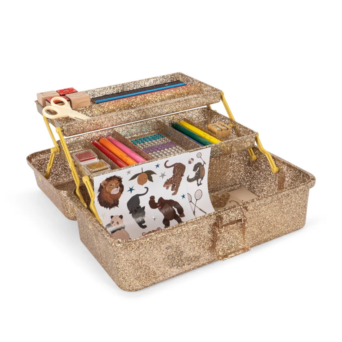 GLITTER ART CADDY - Tiger