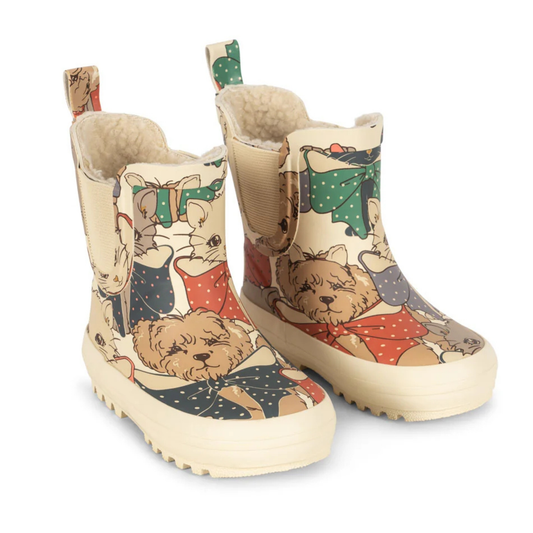 ROI PRINTED RAIN BOOTS -Like Cats And Dogs