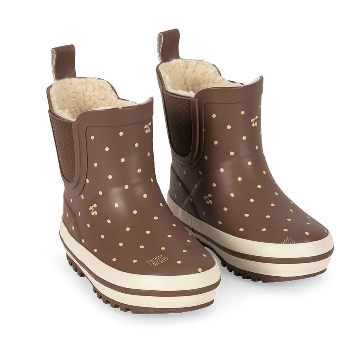 ROI PRINTED RAINBOOTS - Cherry Dot Marrone