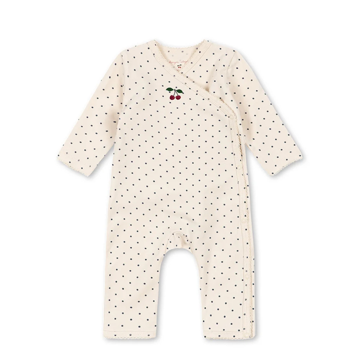 BASIC NEWBORN ONESIE - Blue Dot