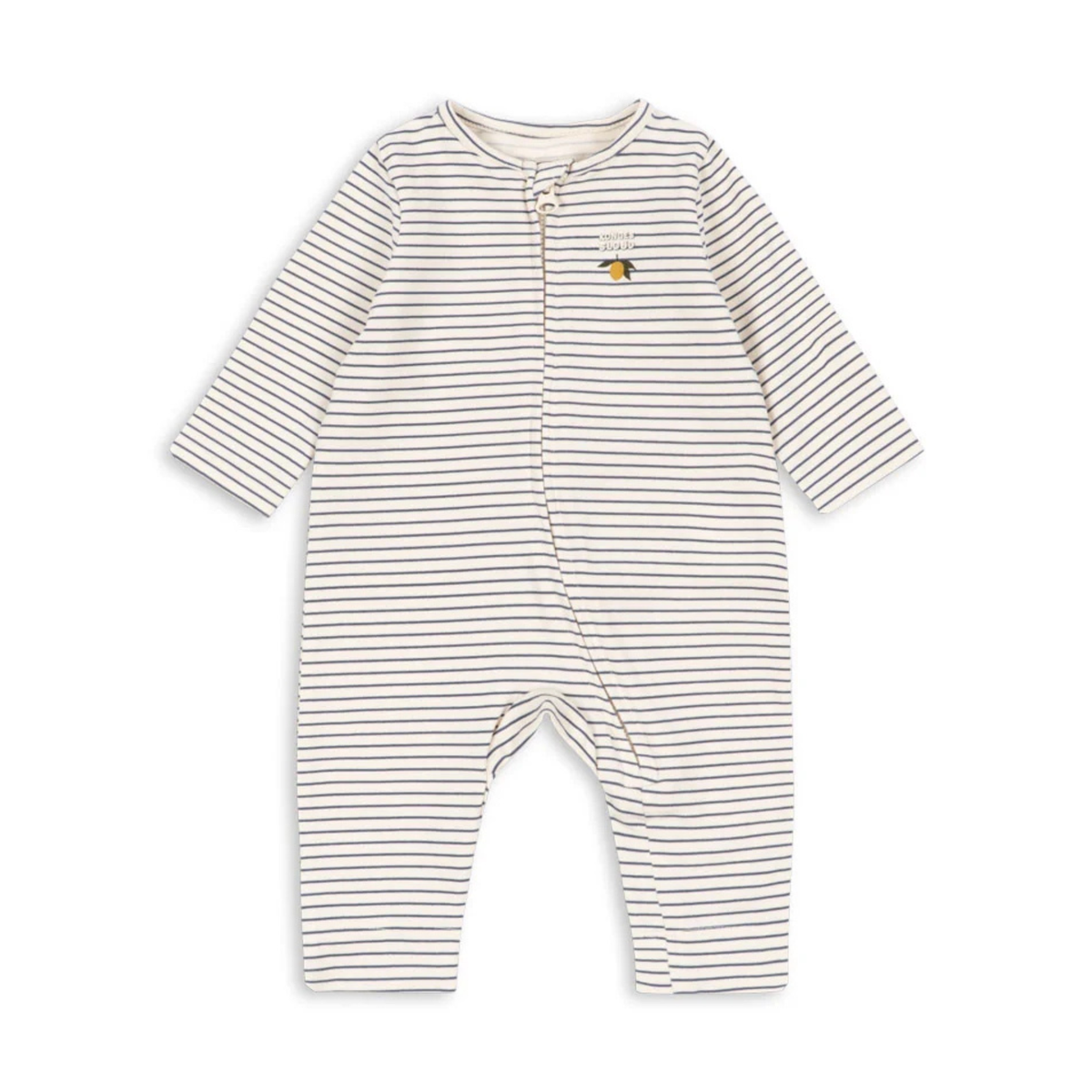 BASIC ZIP ONESIE - Stripe Como