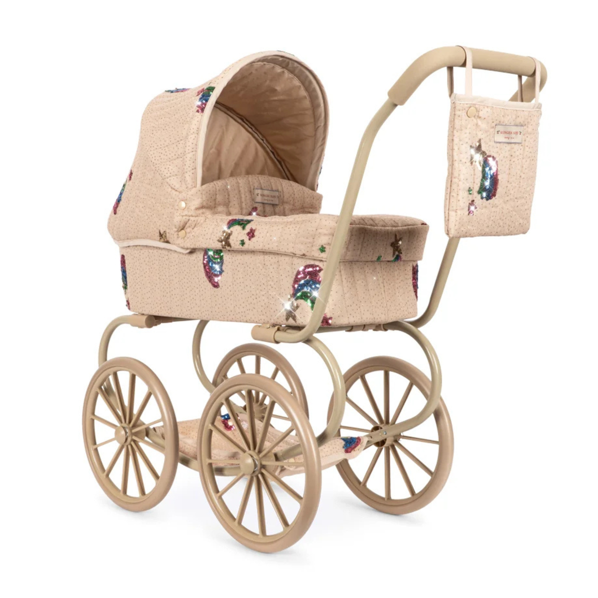 MINNIE TULLIE DOLL PRAM - Rainbow Star