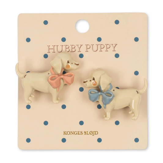 2 PACK PUPPY HAIR CLIPS