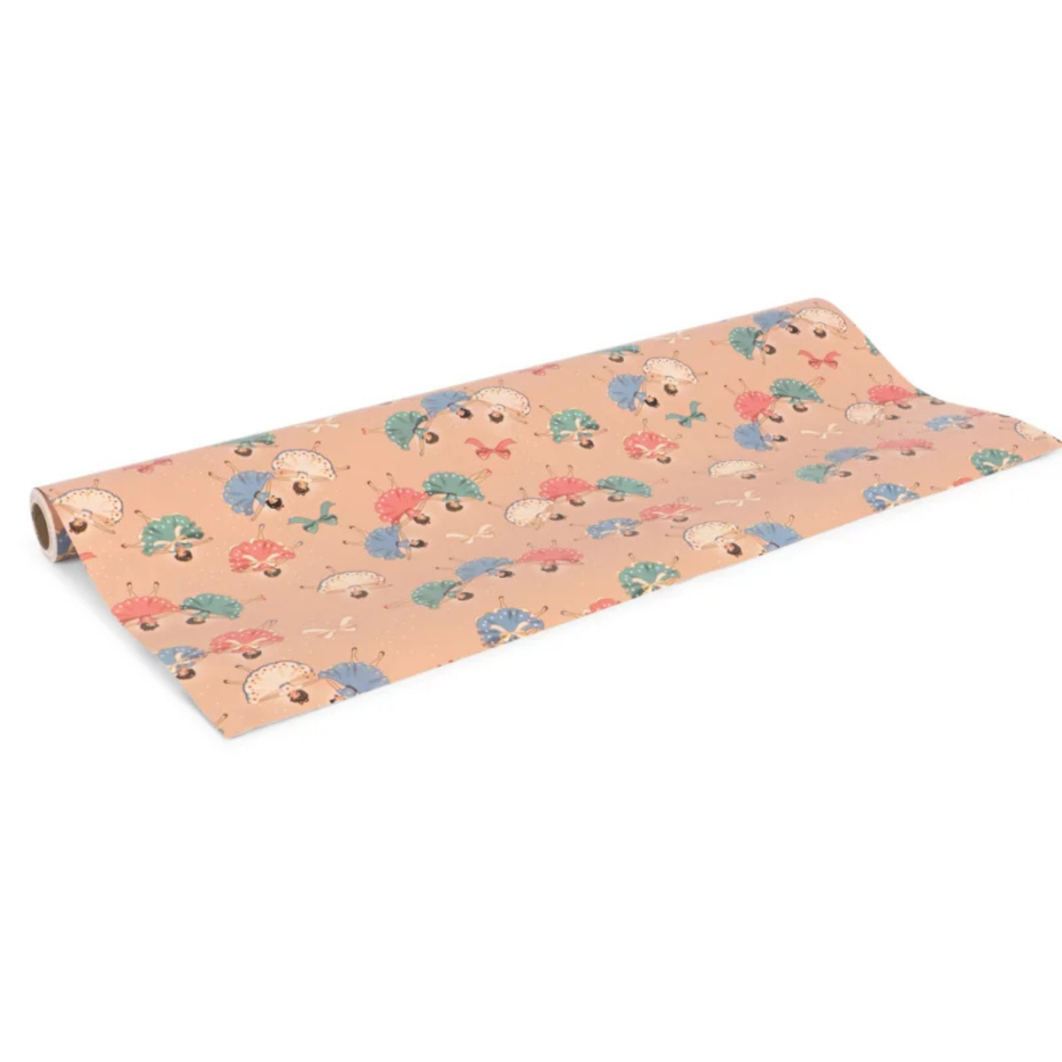 WRAPPING PAPER - Bow Ballerina Blush + Swan