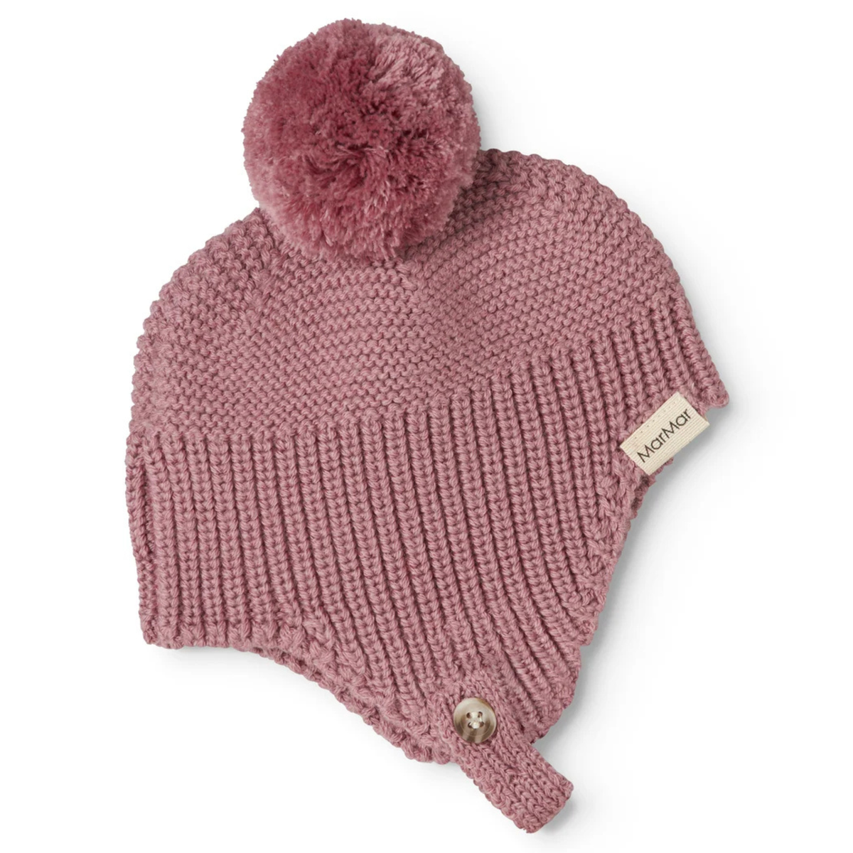 Aly Pompom, Knit Hat - Autumn Russet