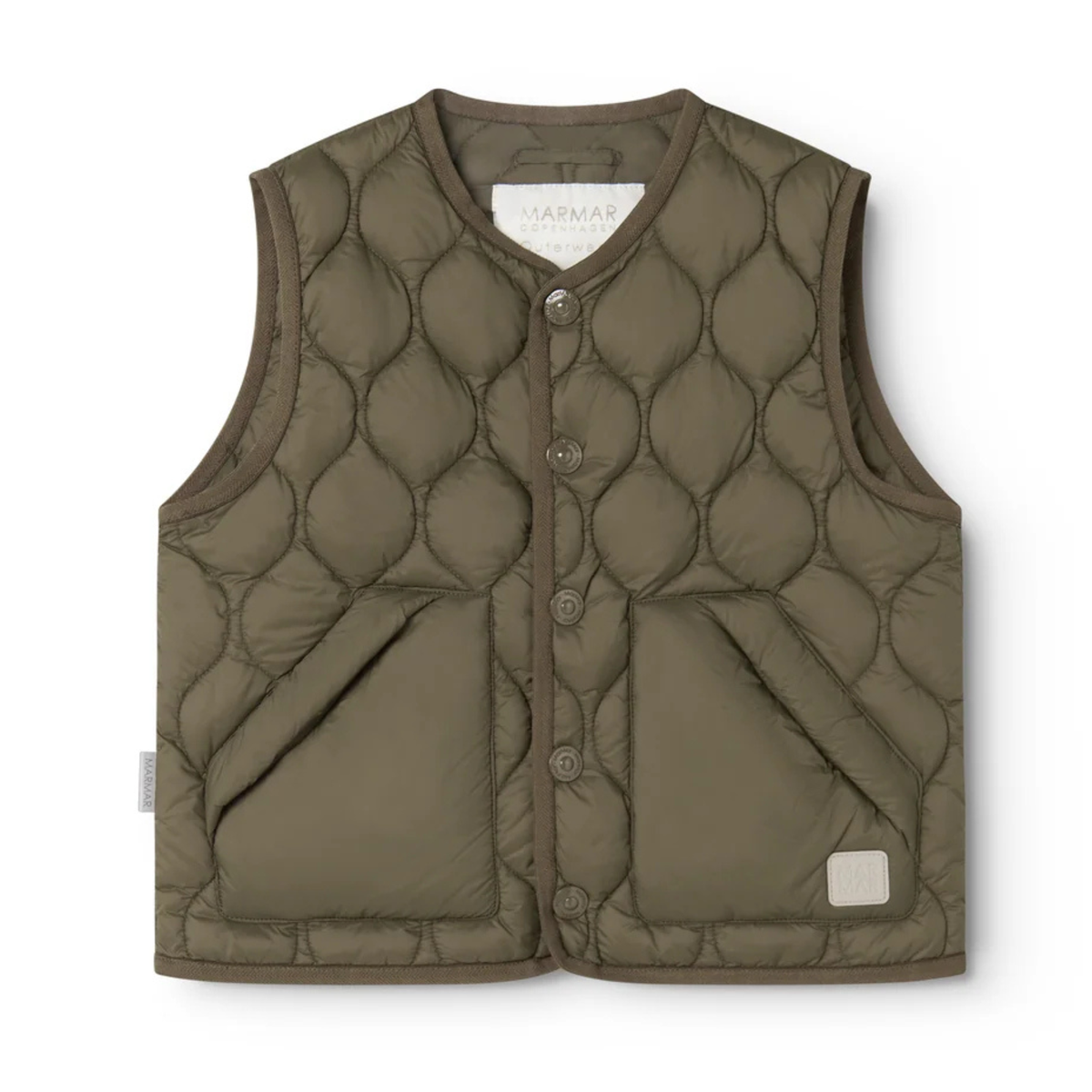Oris Waistcoat, Puffer Vest - Crocodile