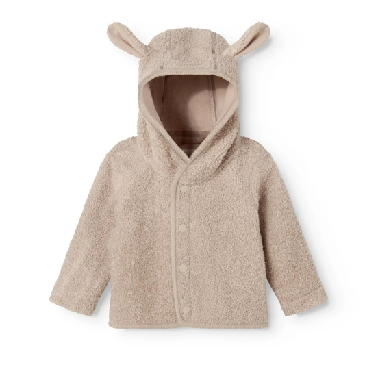 Olini Jacket, Teddy Jacket - Muddy Melange