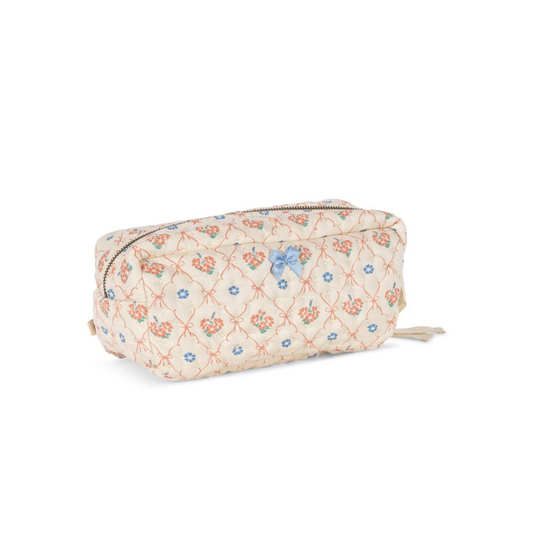 SMALL QUILTED TOILETRY BAG