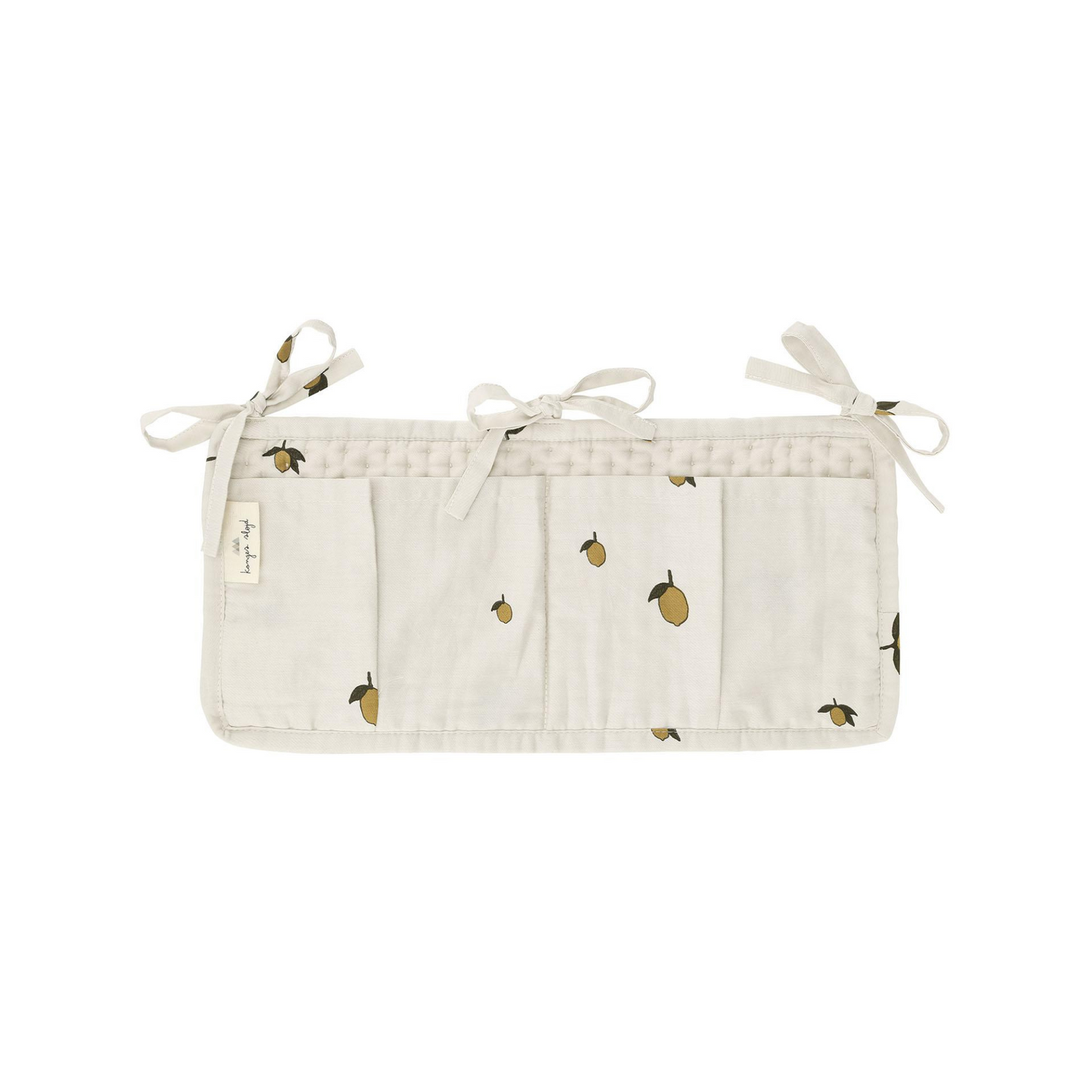 QUILTET BED POCKETS - Lemon