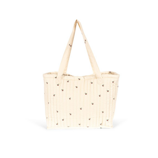 MOLLY QUILTED BAG - CHERRY AOP