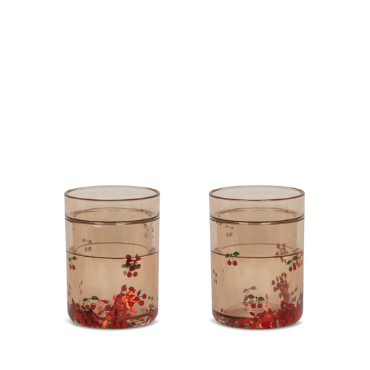 2 PACK GLITTER CUPS