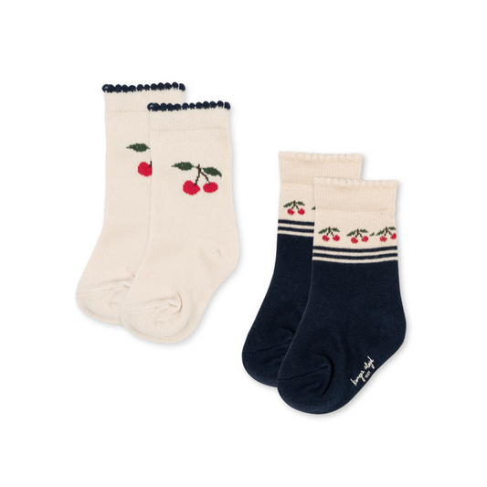 2 PACK JAQUARD SOCKS