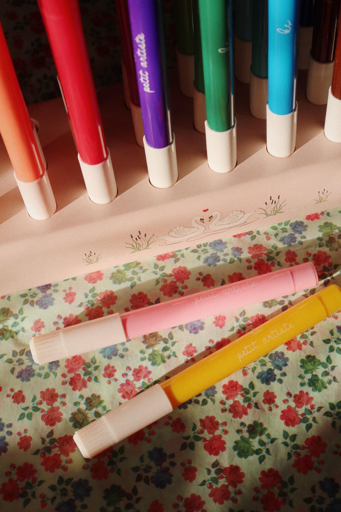 MARKERS IN WOODEN BLOCK 24 PCS - MIZUMI BIG
