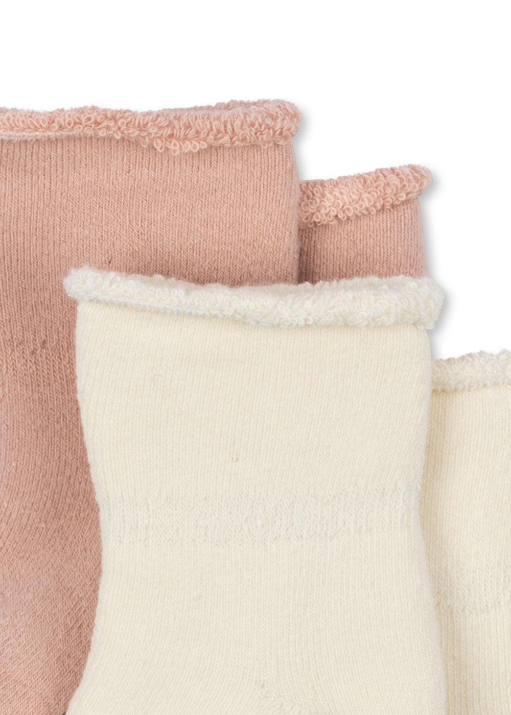 VICINO 2 PACK TERRY SOCKS - Cameo Rose