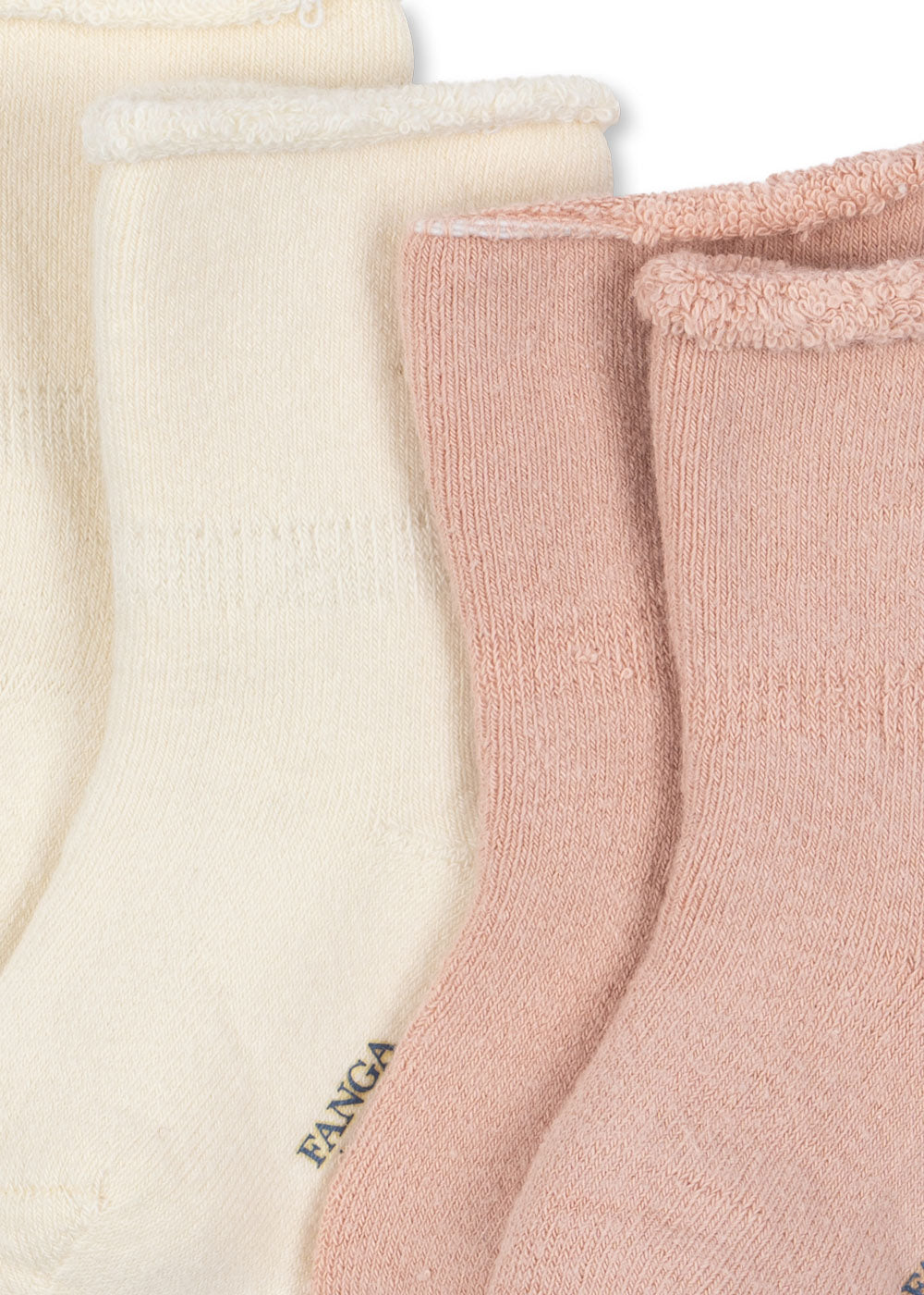 VICINO 2 PACK TERRY SOCKS - Cameo Rose