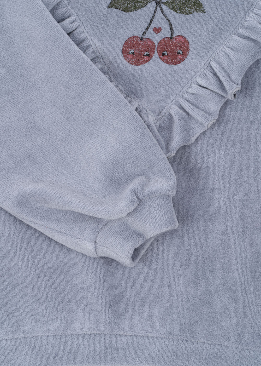 WALLY FRILL SWEAT SHIRT GOTS