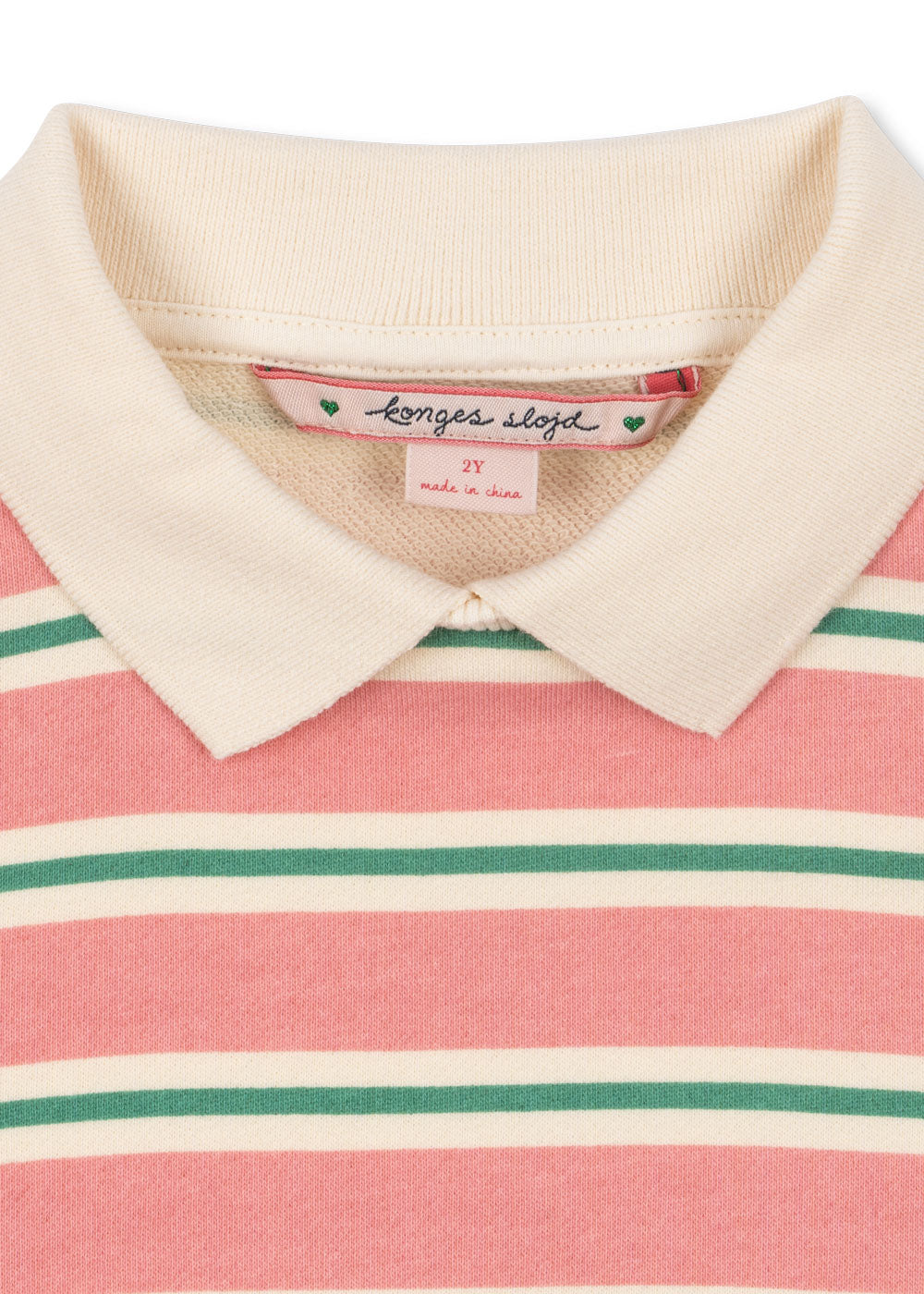 SPOTTY LS POLO - Blush Bound