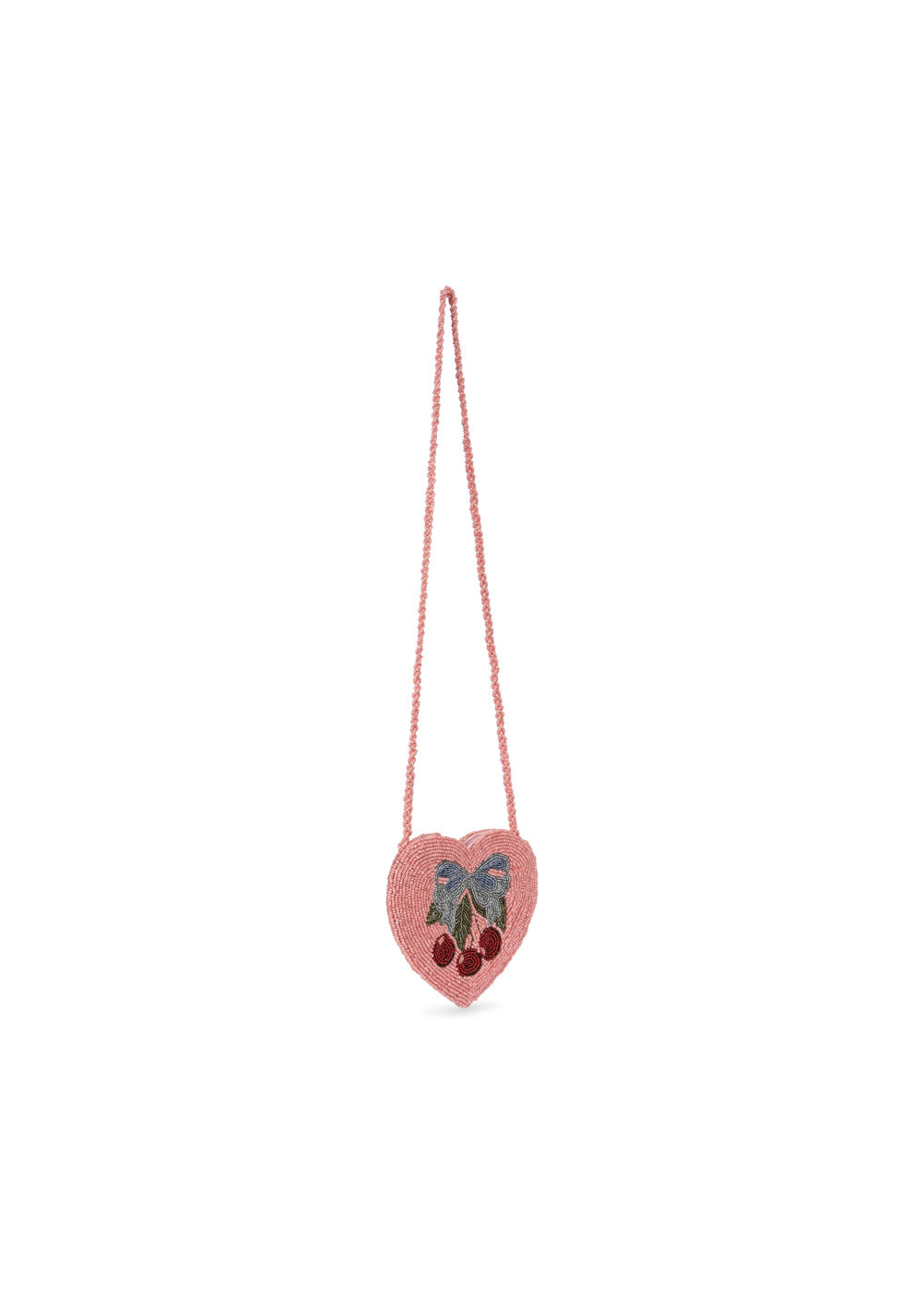 BEADED HEART BAG - AMARENA